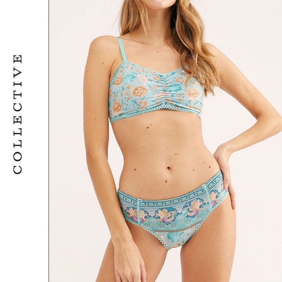 New Spell Seashell Mermaid Boomers Panties and Bra Set of 2 - Picture 3 of 9